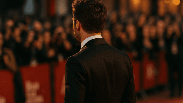 Sebastian Stan in Custom Brioni at the 2023 Milan Film Festival