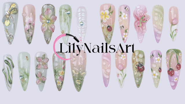 Handcrafted, custom press on nails